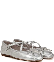 Circus NY by Sam Edelman Zuri Leather Bow Ballerina Flats