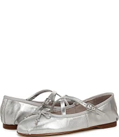 Circus NY by Sam Edelman Zuri Leather Bow Ballerina Flats