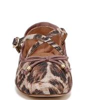 Circus NY by Sam Edelman Zuri Leopard Print Bow Ballerina Flats