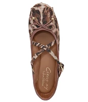 Circus NY by Sam Edelman Zuri Leopard Print Bow Ballerina Flats