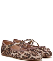 Circus NY by Sam Edelman Zuri Leopard Print Bow Ballerina Flats