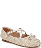 Circus NY by Sam Edelman Zuri Raffia Bow Ballerina Flats