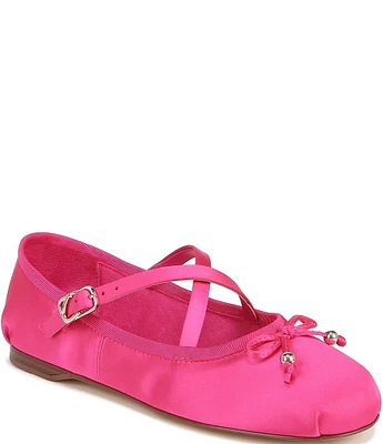 Circus NY by Sam Edelman Zuri Satin Bow Ballerina Flats