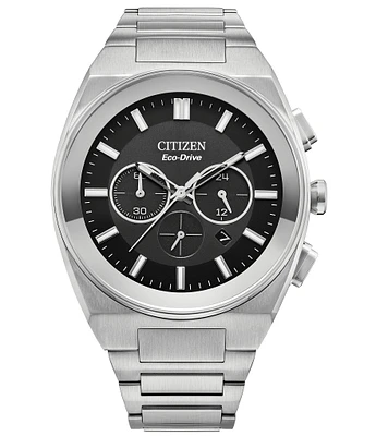 Citizen Men's Eco Drive Chronograph Stainless Steel Bracelet Watch