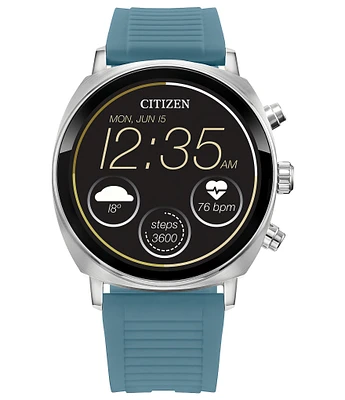 Citizen Unisex CZ Smart Silicone Strap Watch