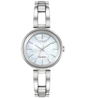 Citizen Women's Axiom Three Hand Stainless Steel Bracelet Watch