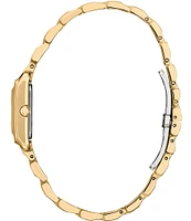 Citizen Women's Bianca Analog Three Hand Gold Tone Stainless Steel Bracelet Watch