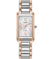 Citizen Women's L Bianca Three Hand Two Tone Stainless Steel Bracelet Watch