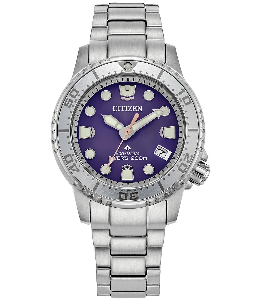 Citizen Women's Promaster Dive Three Hand Stainless Steel Bracelet Watch