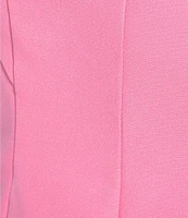 City Vibe Halter V-Neck Bow Back Dress