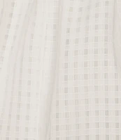 City Vibe Flutter Sleeve Eyelet Lace Dress