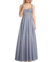 City Vibe Sweetheart Neck Cinched Bodice Gown