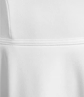City Vibe Sweetheart Neck Sleeveless Illusion Lace Back Fit And Flare Dress