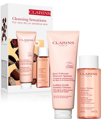 Clarins Soothing Cleansing Duo Skincare Set