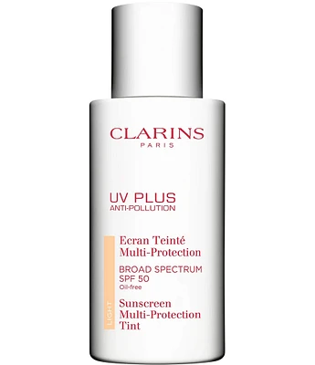 Clarins UV Plus Anti-Pollution Antioxidant Tinted Face Sunscreen SPF 50