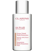 Clarins UV Plus Anti-Pollution Antioxidant Tinted Face Sunscreen SPF 50