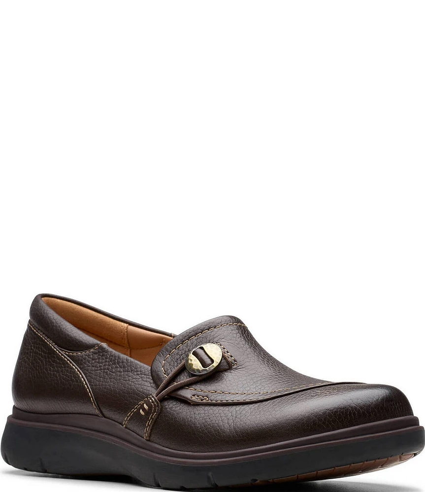 Clarks Artisan Certina Ease Leather Slip Ons