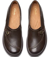 Clarks Artisan Certina Ease Leather Slip Ons