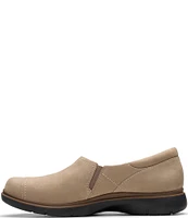 Clarks Artisan Certina Ease Nubuck Suede Slip Ons