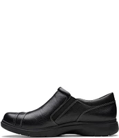 Clarks Artisan Certina Pure Leather Side Zip Slip Ons