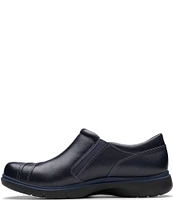 Clarks Artisan Certina Pure Leather Side Zip Slip Ons