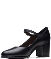 Clarks Artisan Freva55 Strap Leather Mary Jane Pumps