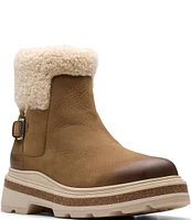 Clarks Artisan Hencroft Madi Waterrpoof Nubuck Suede Warm Lined Booties