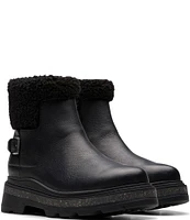 Clarks Artisan Hencroft Madi Waterrpoof Leather Warm Lined Booties