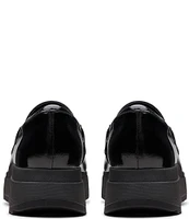 Clarks Artisan Loriini Izzy Patent Leather Wedge Loafers