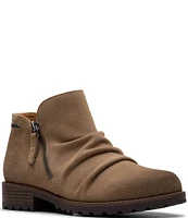 Clarks Artisan Nissini Top Waterproof Suede Booties