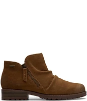 Clarks Artisan Nissini Top Waterproof Suede Booties