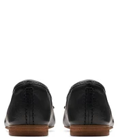 Clarks Signature Fawna Lily Leather Bow Ballet Flats