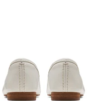 Clarks Signature Fawna Lily Leather Bow Ballet Flats