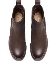 Clarks Signature Chamberly Top Leather Chelsea Booties