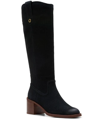 Clarks Signature Chamberly Up Suede Tall Boots