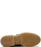 Clarks Signature Linoso Monk Nubuck Suede Platform Monk Strap Loafers