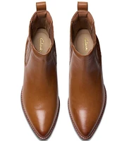 Clarks Signature Morzine Top Leather Chelsea Booties