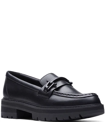 Clarks Signature Orianna Bit Leather Bit Buckle Loafers