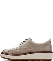 Clarks Signature Orianna Move Nubuck Perforated Oxfords