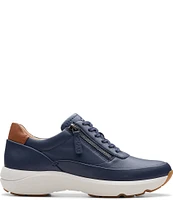 Clarks Signature Tivoli Side Zip Lace-Up Sneakers