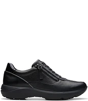 Clarks Signature Tivoli Side Zip Lace-Up Sneakers