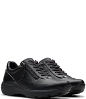 Clarks Signature Tivoli Side Zip Lace-Up Sneakers