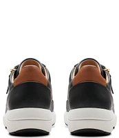 Clarks Signature Tivoli Side Zip Lace-Up Sneakers