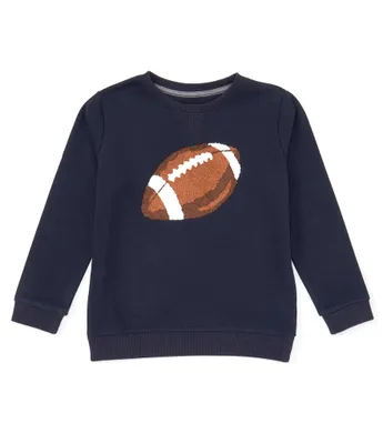 Adventurewear 360 Little Boys 2T-6 Long Sleeve Chenille Football Sweatshirt