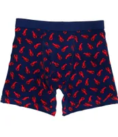 Class Club Big Boys 6-20 Lobster Print Boxer Briefs