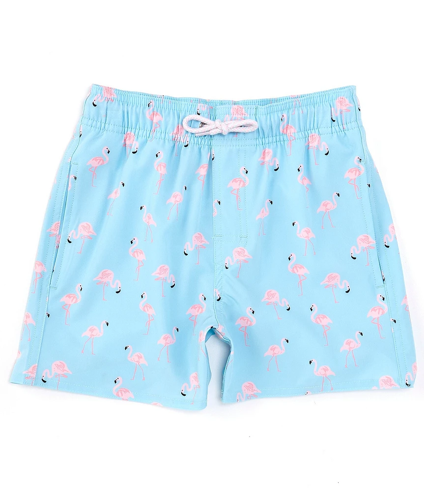 Class Club Big Boys 8-20 Flamingos Swim Trunks