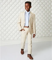 Class Club Big Boys 8-20 Linen Blend Blazer