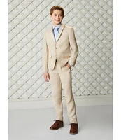 Class Club Big Boys 8-20 Linen Blend Dress Pants