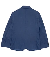 Class Club Big Boys 8-20 Long Sleeve Sharkskin Blazer