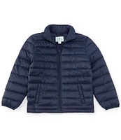 Class Club Big Boys 8-20 Long Sleeve Solid Puffer Jacket